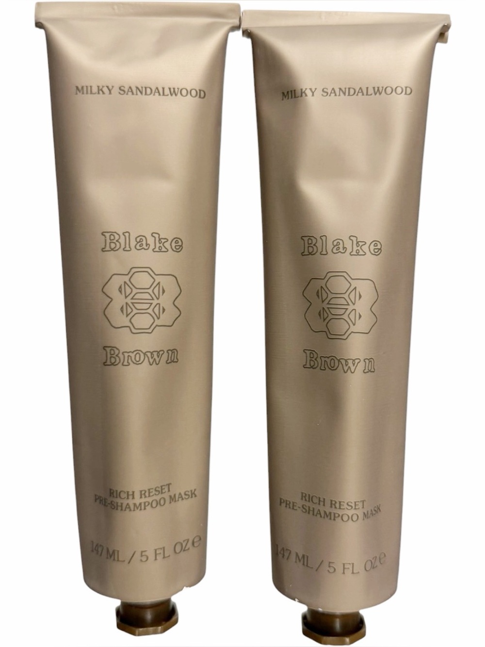 {Set of 2} BLAKE BROWN Rich Reset Pre-Shampoo Hair Mask 5 fl oz ~ New in Box